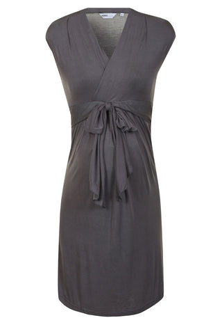 Amelia Grey Maternity/Nursing Dress
