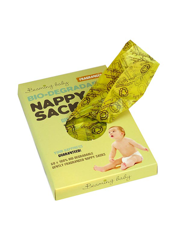 Beaming Baby, Bio Degradeable Nappy Sacks Fragranced (60 sacks)