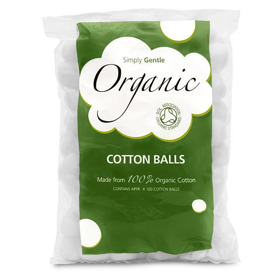 Beaming Baby, Organic Cotton Balls (100g)